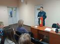Сотрудники Брагинского РОЧС напомнили работникам центра гигиены и эпидемиологии об эффективности автономных пожарных извещателей