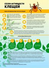С появлением первых клещей специалисты Брагинского районного ЦГЭ напоминают о риске нападения опасных кровососов на людей и животных